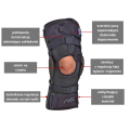 Orteza na staw kolanowy z funkcją ochrony przed przeprostem kolana ARX350 Mediroyal