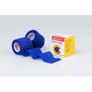 Kohezyjny bandaż typu coban Copoly
