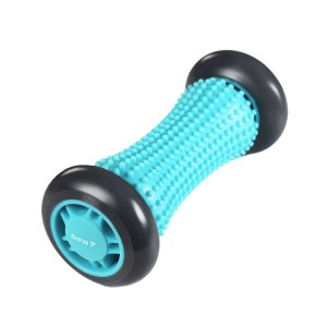 DrFit Roller rehabilitacyjny do stóp z wypustkami sensorycznymi 17 cm