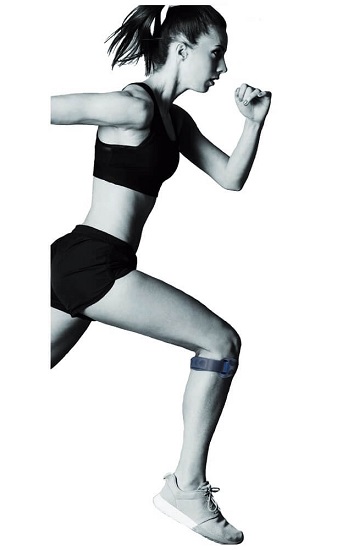 Opaska na kolano sportowa do biegania i treningu PRIM MOTTIO T129