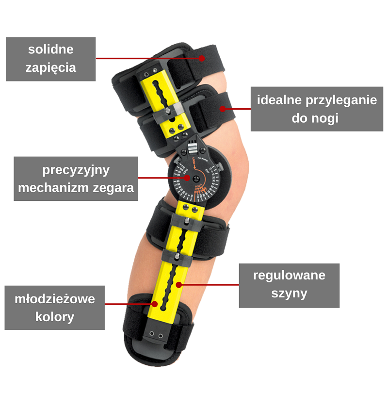 Orteza na staw kolanowy dla dziecka Breg