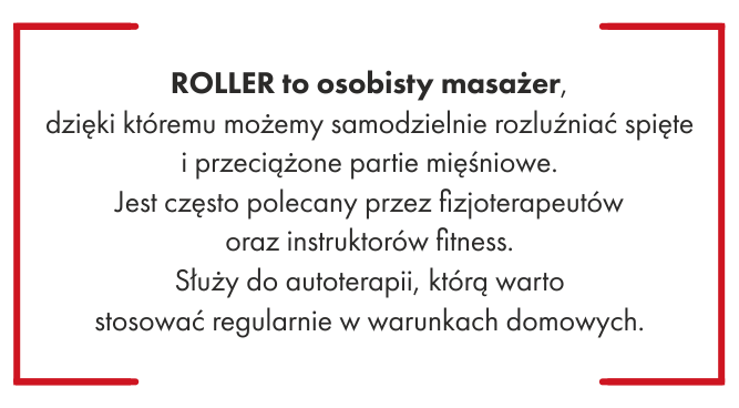 Roller przyrząd do ćwiczeń domowych i automasażu
