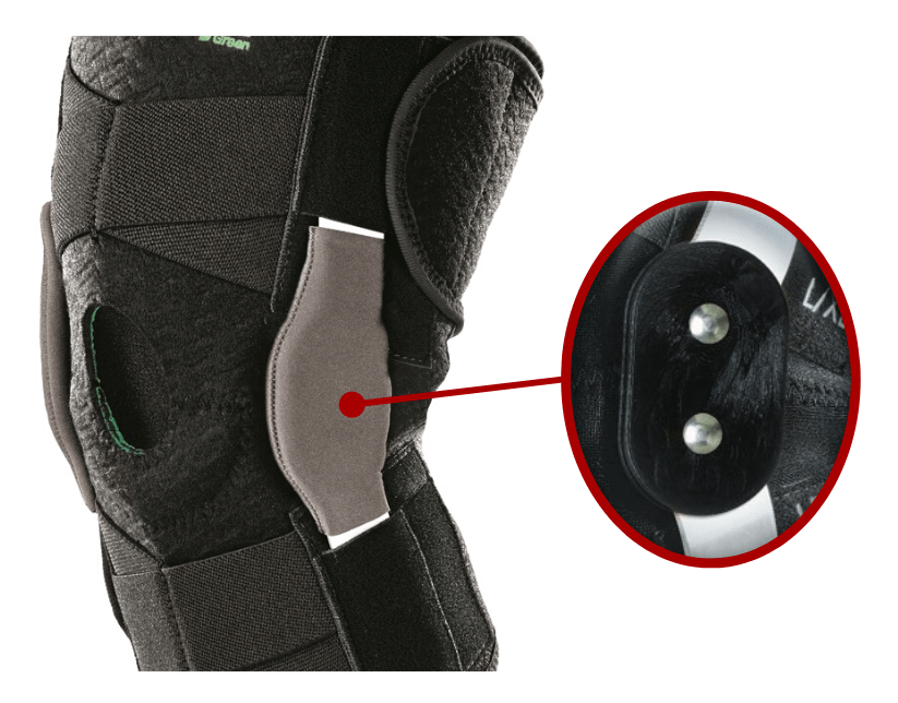 Stabilizator kolanowy z zawiasami Mueller Green