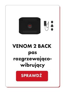 venom 2 back pas rozgrzewająco-wibrujący