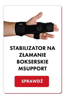 stabilizator na złamanie bokserskie 