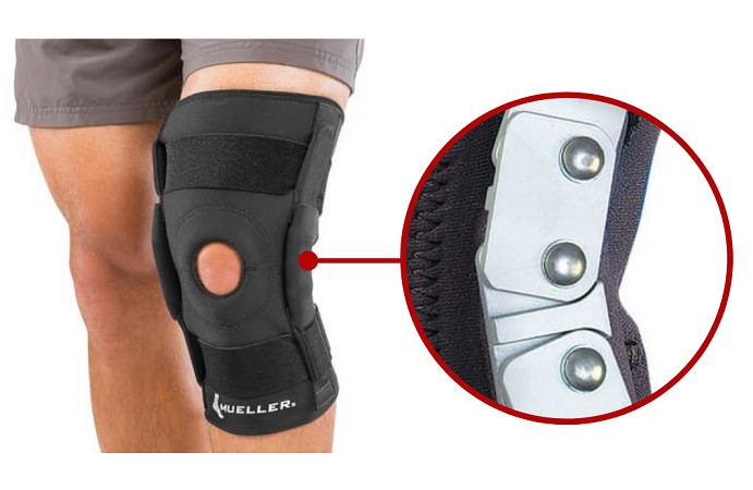 Stabilizator opaska na kolano Mueller - na urazy i kontuzje